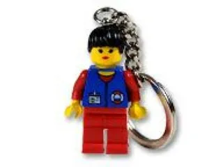 Coast Guard Female Key Chain van LEGO – productfoto