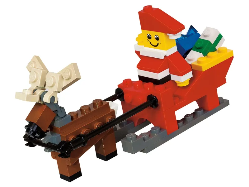 Santa with Sleigh van LEGO – productfoto