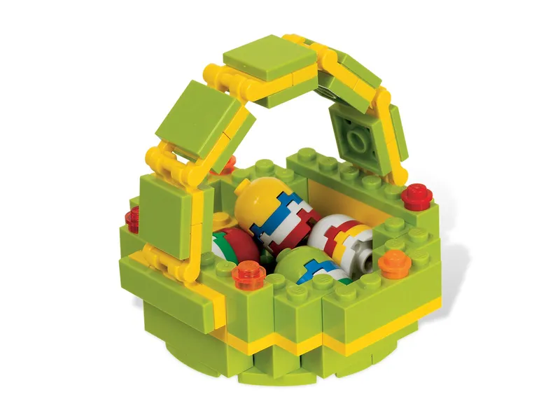 Bouw een Kleurrijke Pasenmand met LEGO set 40017