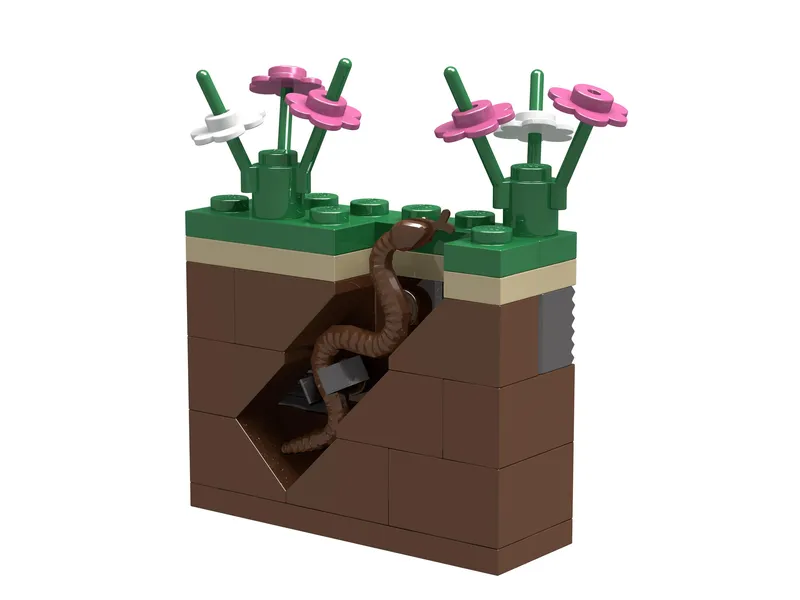 Garden and Earthworm by LEGO – product photo