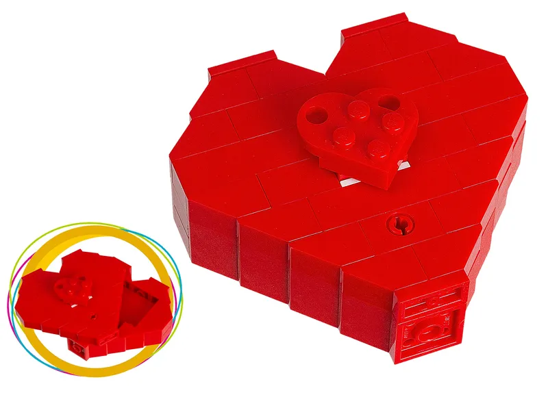 Valentine's Day Heart Box van LEGO – productfoto