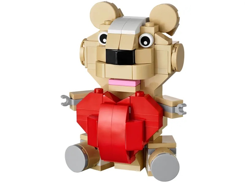 Valentine Bear von LEGO – Produktfoto