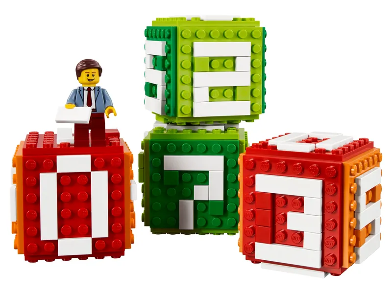 LEGO® Iconic Brick Calendar de LEGO – photo du produit 3 sur 4