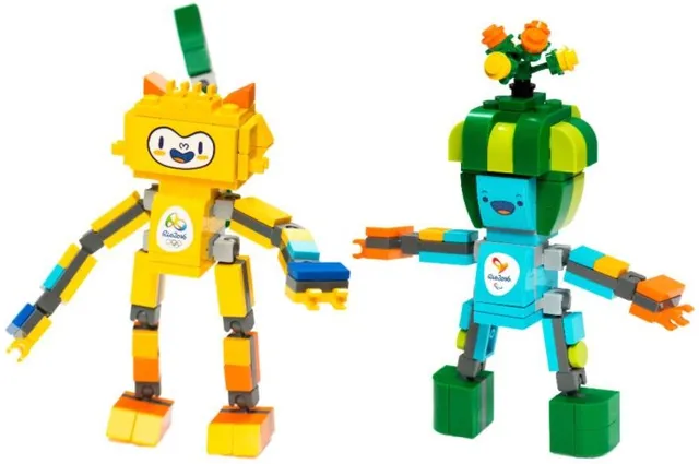 Rio 2016 Mascots / Mascotes Rio 2016 van LEGO – productfoto