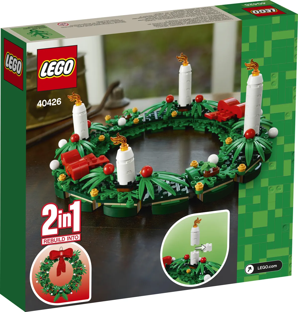 LEGO Christmas Wreath 2-in-1 (40426) - Bild 2