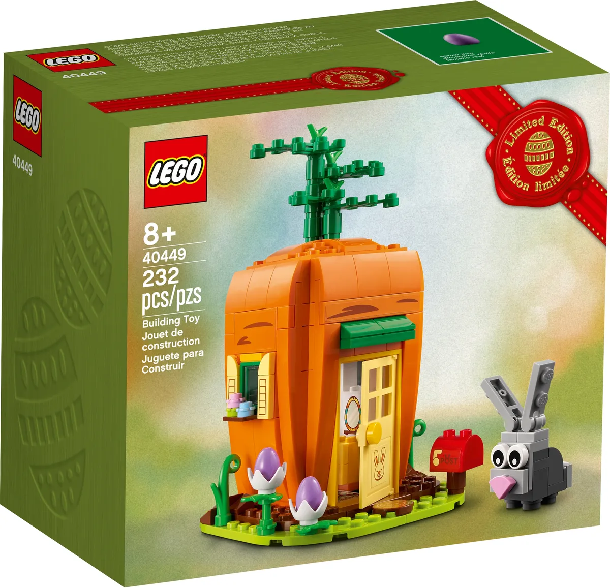 LEGO Easter Bunny's Carrot House (40449) - afbeelding 1