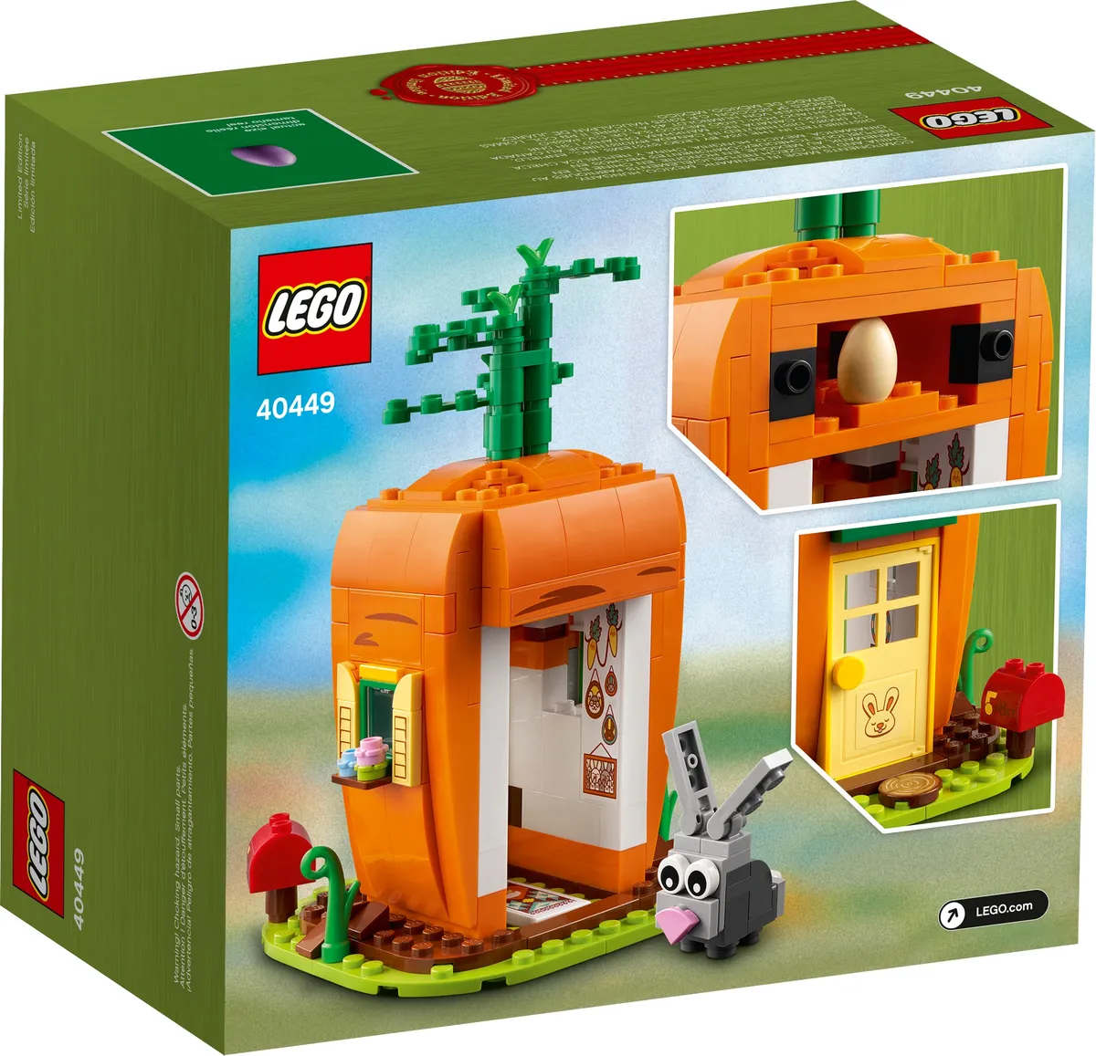 LEGO Easter Bunny's Carrot House (40449) - afbeelding 2