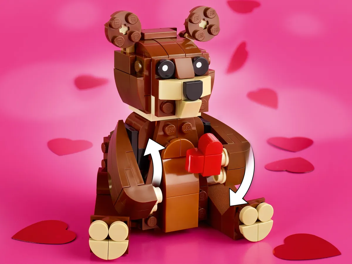 LEGO Valentine's Brown Bear (40462) - Bild 4
