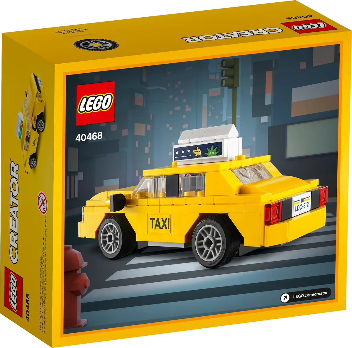 LEGO Yellow Taxi (40468) - Bild 4