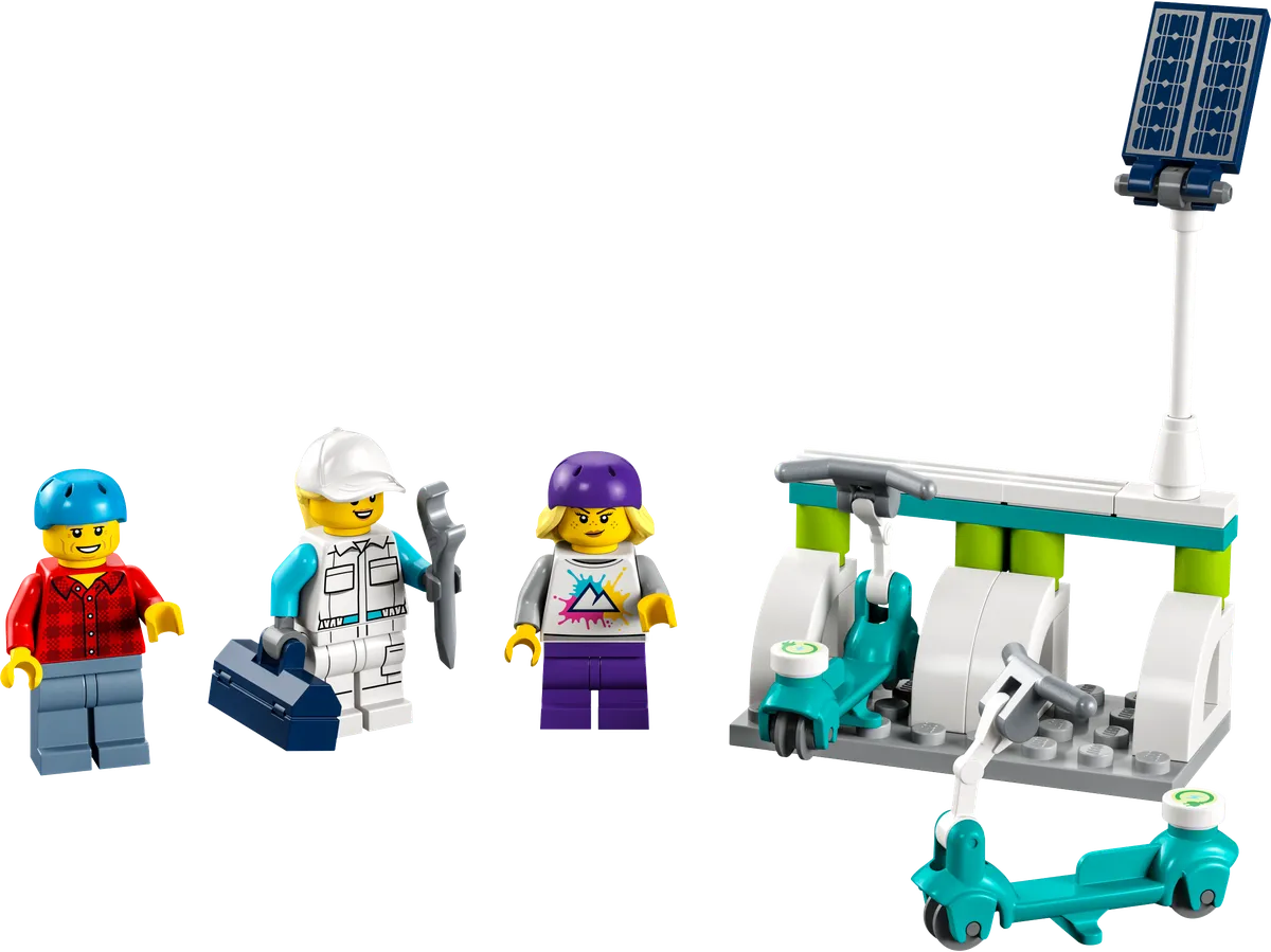 LEGO Electric Scooters & Charging Dock (40526)