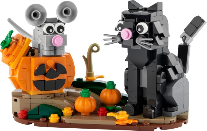 Halloween Cat and Mouse
