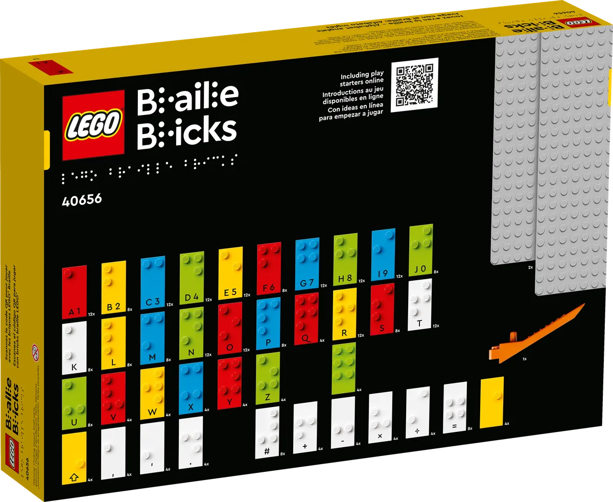 LEGO Play with Braille – English Alphabet (40656) - Bild 1
