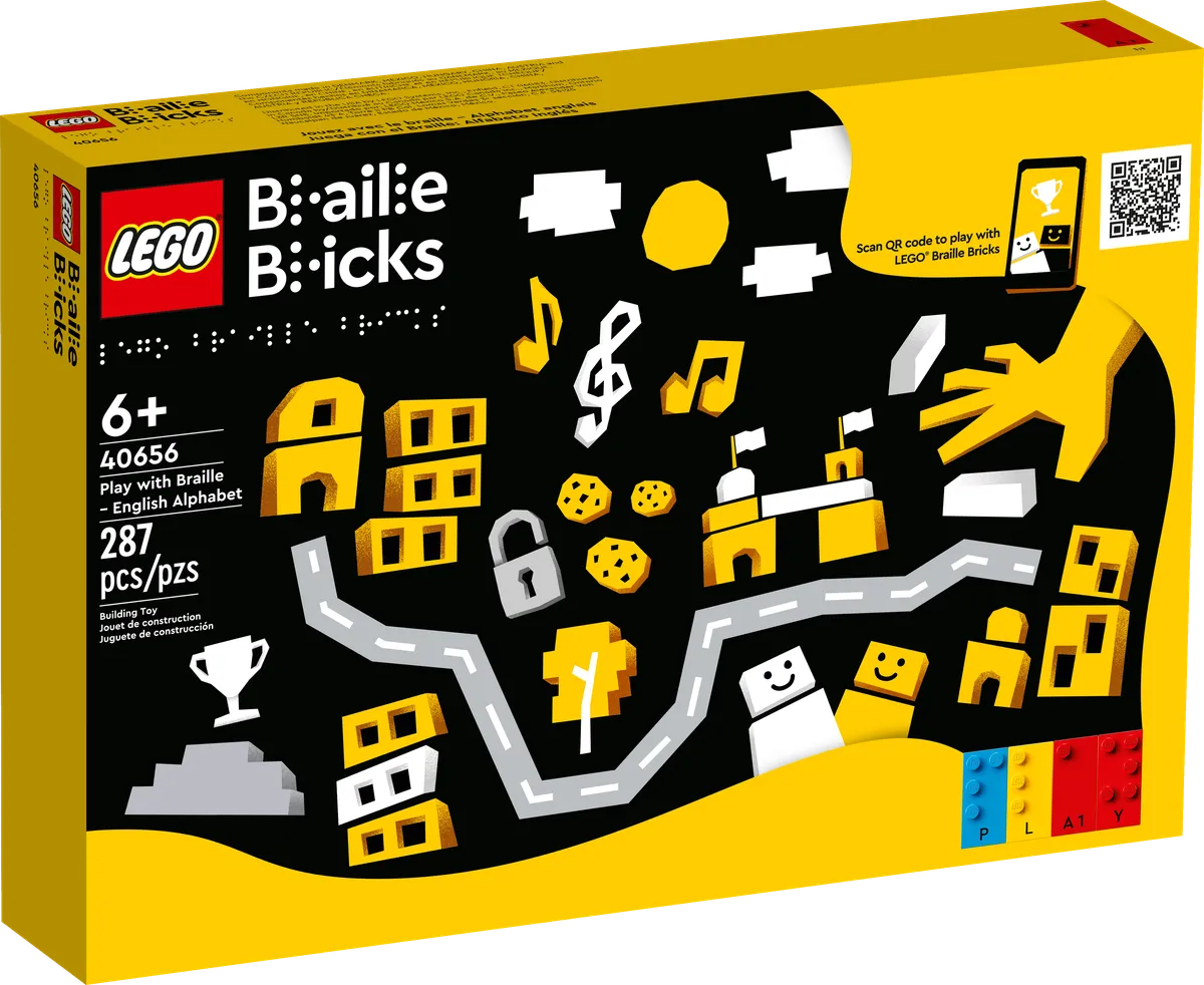 LEGO Play with Braille – English Alphabet (40656)