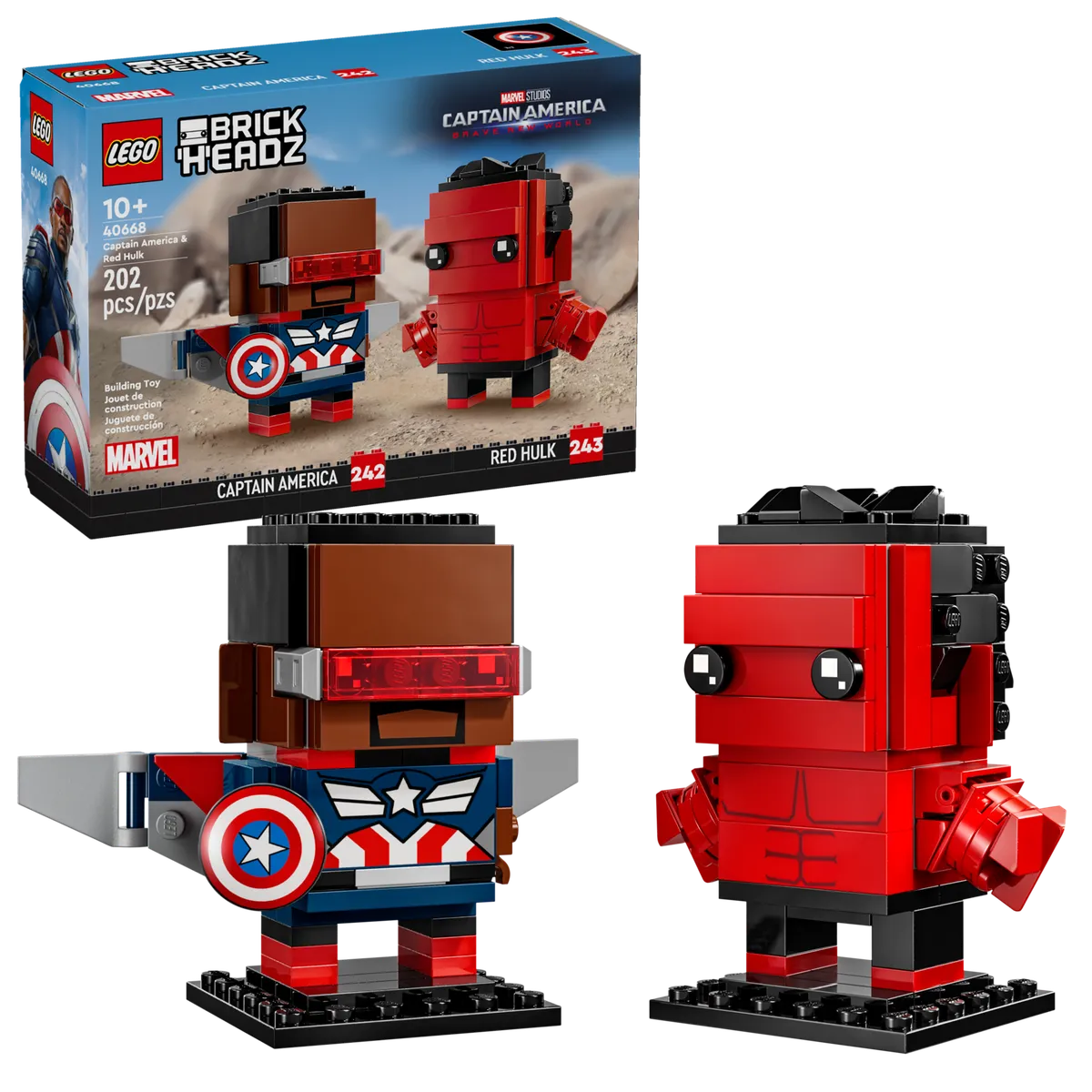 LEGO Captain America & Red Hulk Figures (40668) - Bild 1
