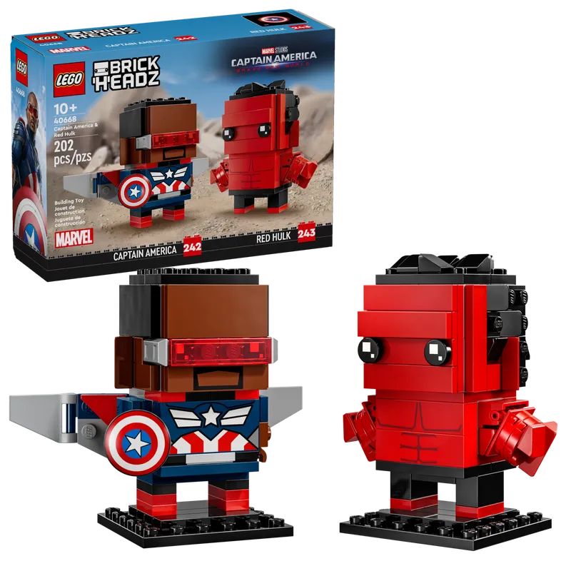 Captain America & Red Hulk Figures von LEGO – Produktfoto 2 von 6