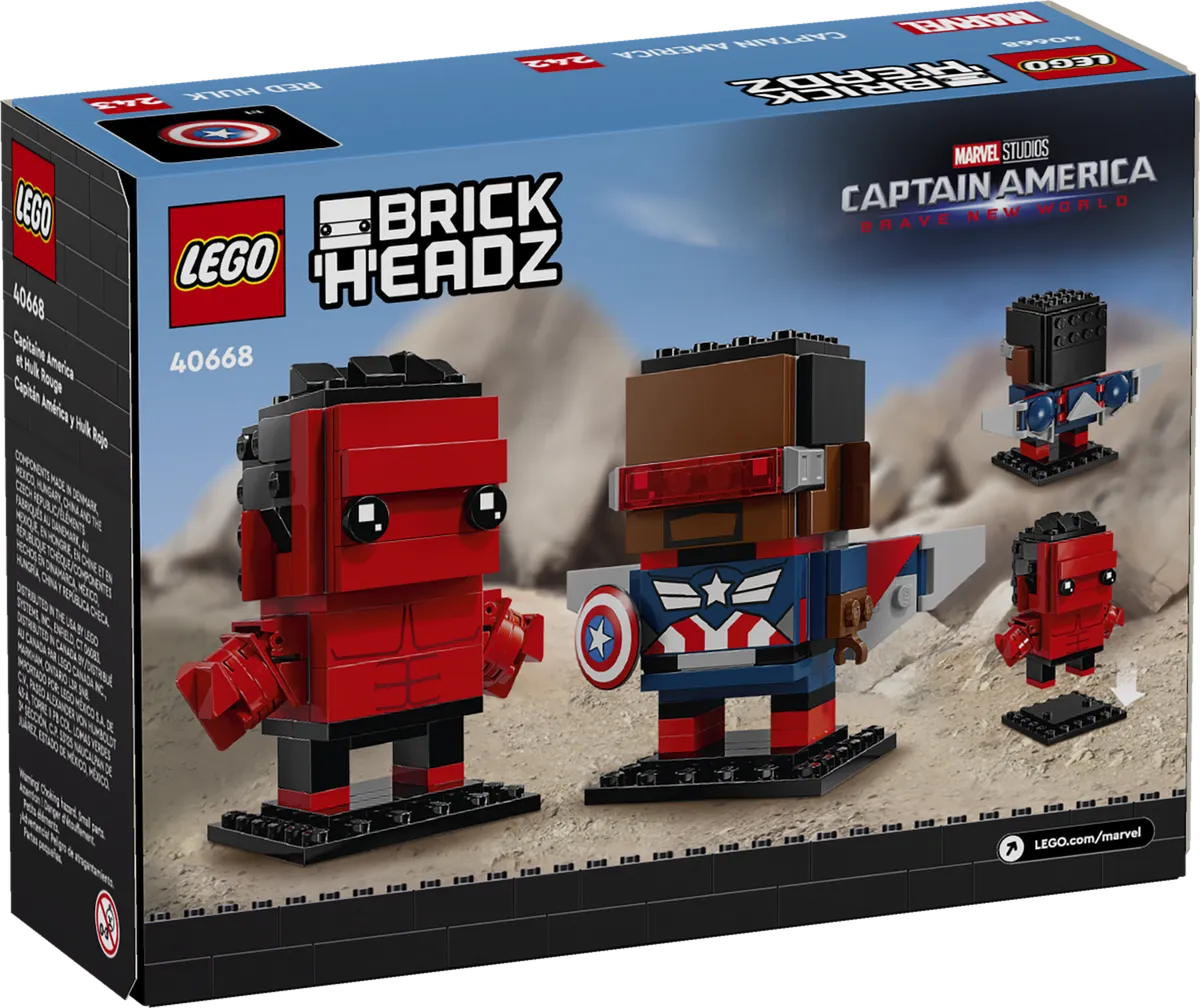 LEGO Captain America & Red Hulk Figures (40668) - Bild 5