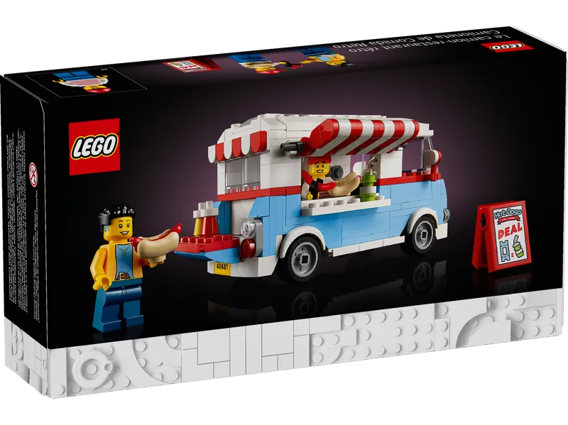 Retro Food Truck van LEGO – productfoto 2 van 4