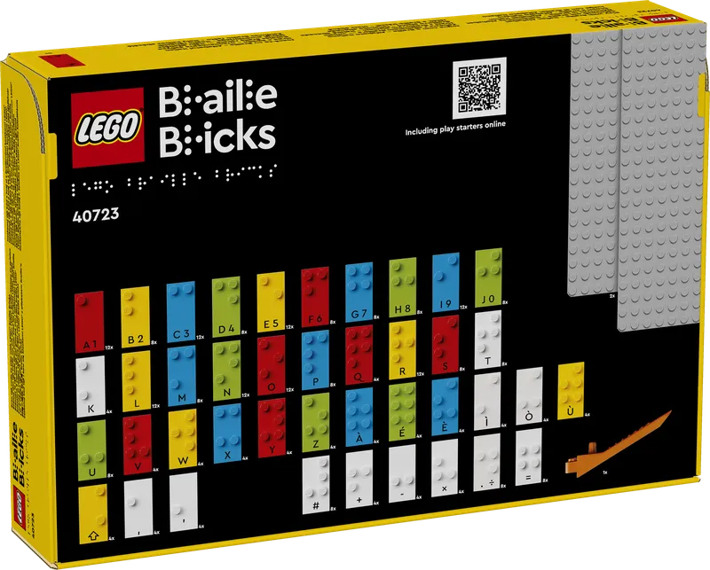 Play with Braille – Italian Alphabet van LEGO – productfoto 2 van 7