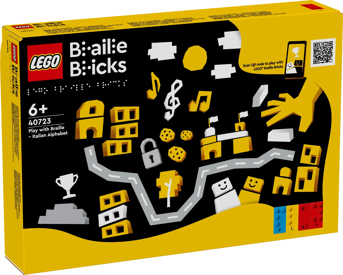 LEGO Play with Braille – Italian Alphabet (40723)