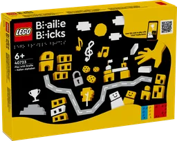 LEGO Play with Braille – Italian Alphabet (40723)