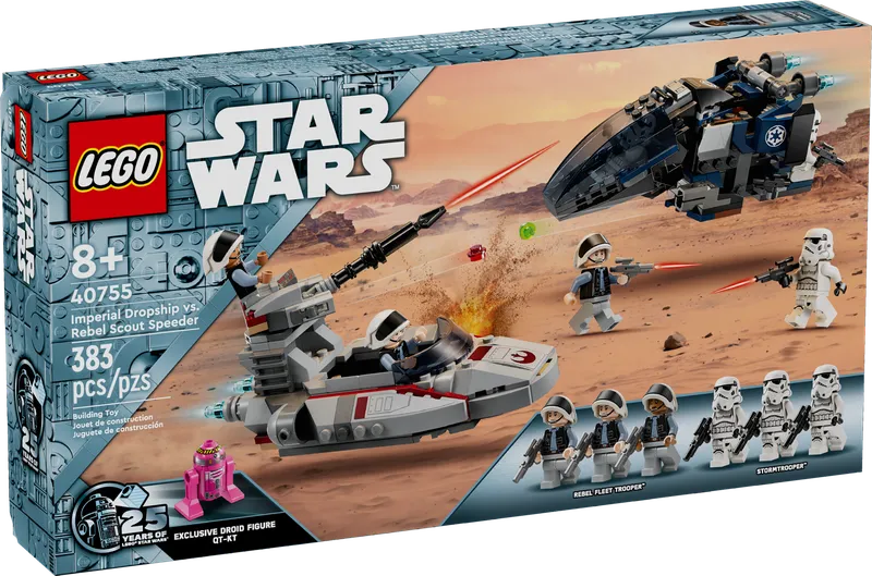 Imperial Dropship vs. Rebel Scout Speeder van LEGO – productfoto 2 van 5