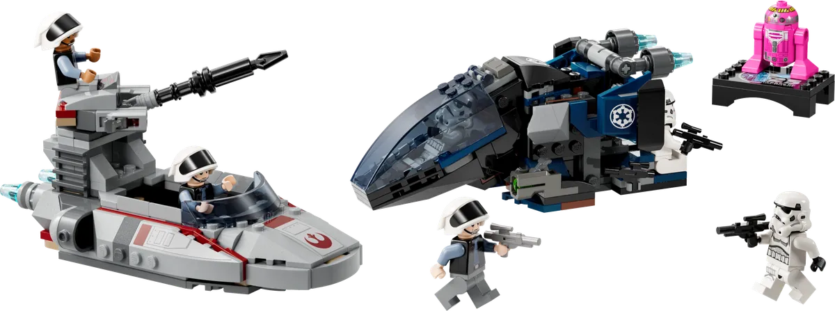 LEGO Imperial Dropship vs. Rebel Scout Speeder (40755)