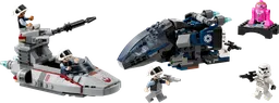 LEGO Imperial Dropship vs. Rebel Scout Speeder (40755)