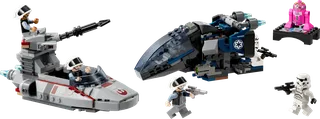Imperial Dropship vs. Rebel Scout Speeder van LEGO – productfoto 1 van 5
