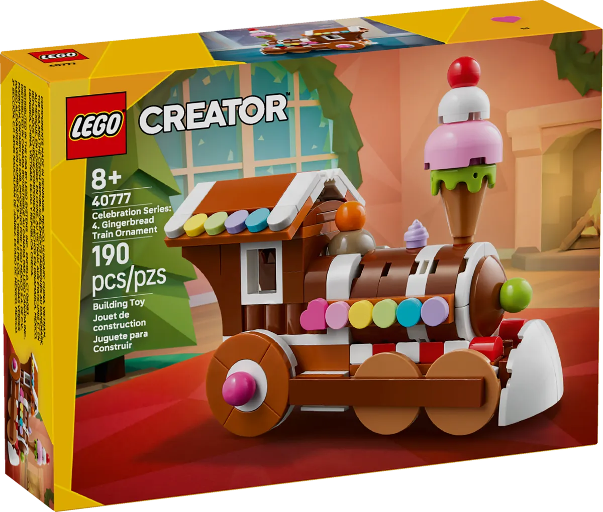 LEGO Celebration Series: Gingerbread Train Ornament (40777) - Bild 1