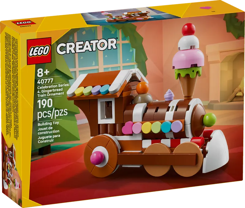 Celebration Series: Gingerbread Train Ornament by LEGO – product photo 2 of 4