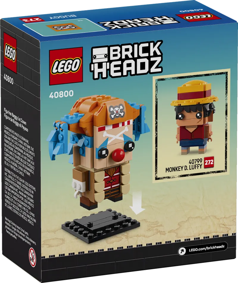 Buggy de Clown figuur van LEGO – productfoto 7 van 7