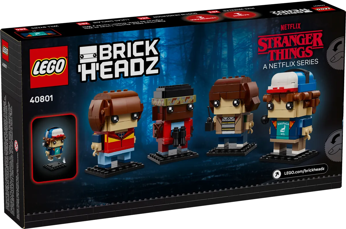 LEGO Mike, Dustin, Lucas and Will Figures (40801) - image 7