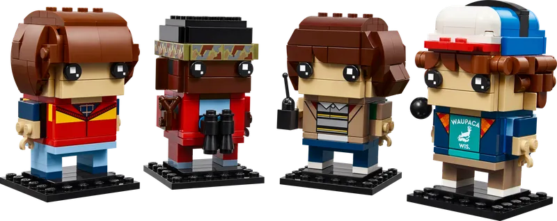 LEGO 40801 Mike, Dustin, Lucas en Will figuren, 542 stenen