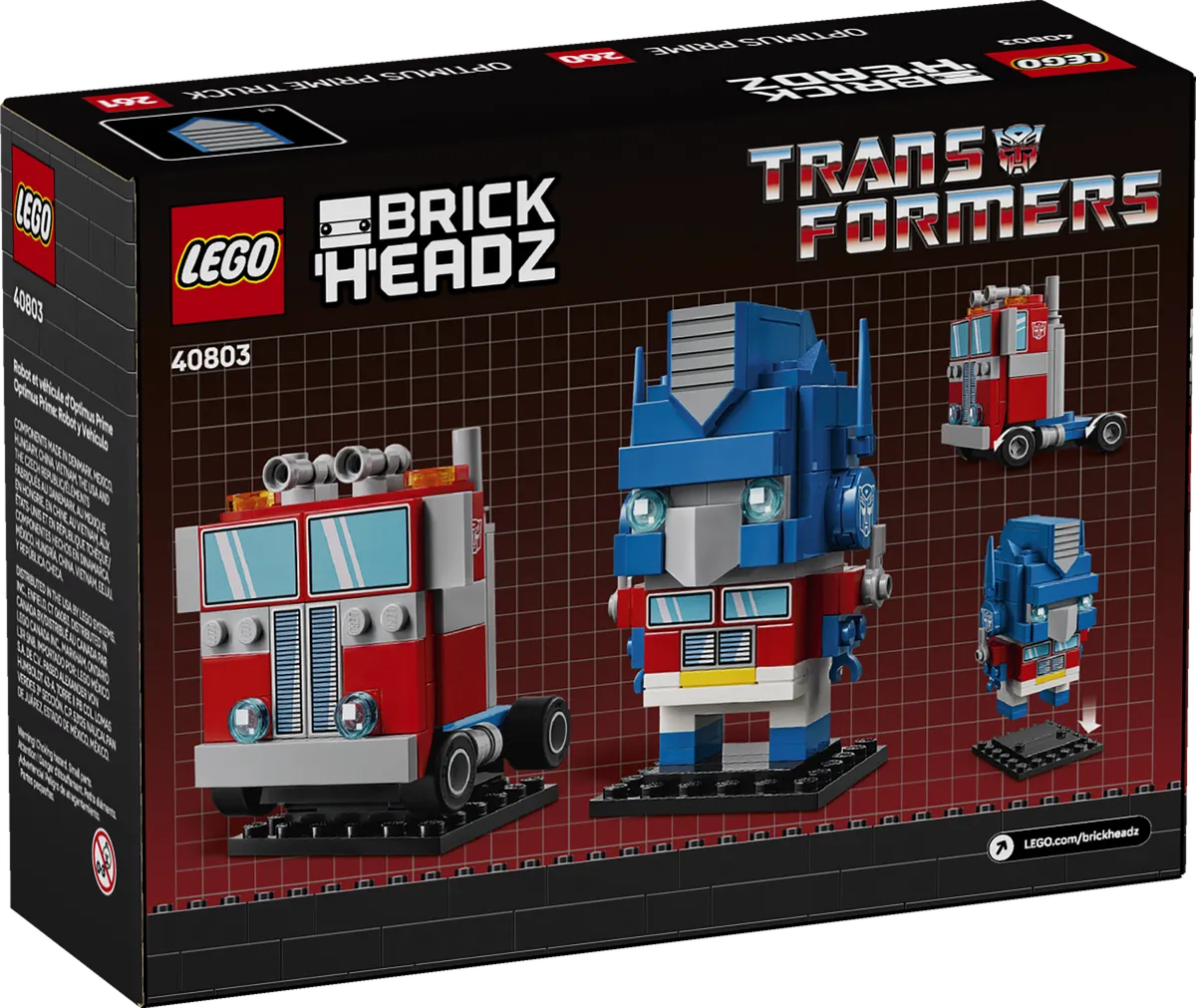 LEGO Optimus Prime Robot & Vehicle (40803) - Bild 7