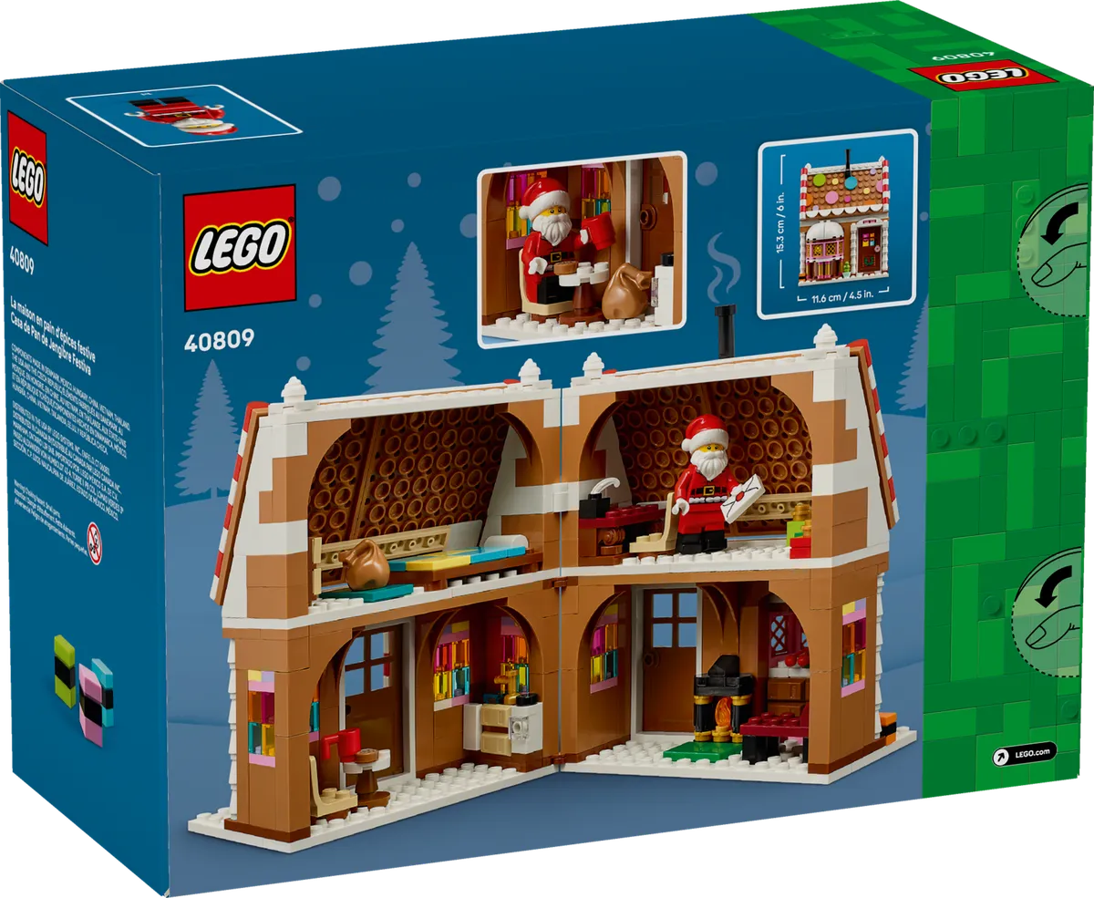 LEGO Festive Gingerbread House (40809) - Bild 9