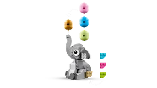 Baby Elephant in the Sky fra LEGO – produktbillede 5 af 8