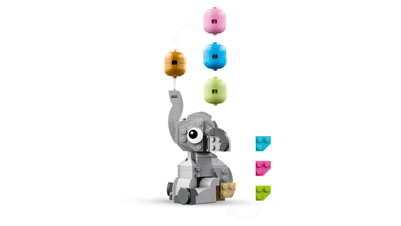 Baby Elephant in the Sky fra LEGO – produktbillede 5 af 8