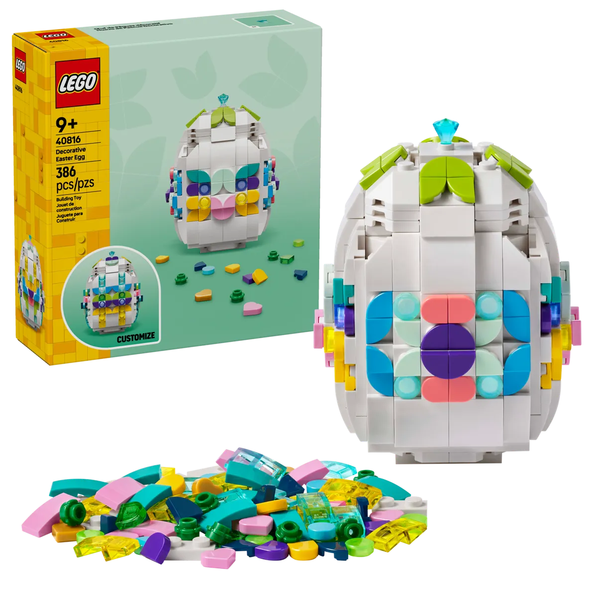 LEGO Decorative Easter Egg (40816) - afbeelding 4