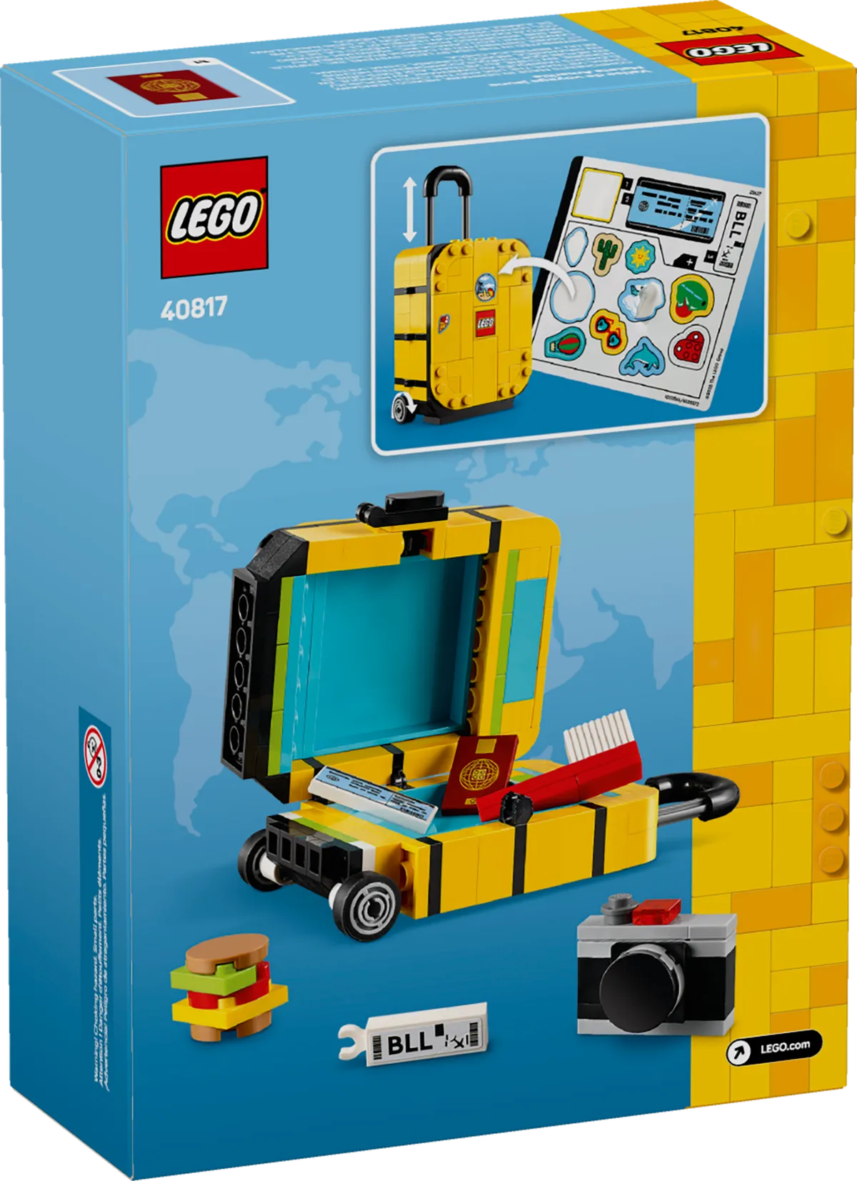 LEGO Yellow Travel Suitcase (40817) - Bild 6