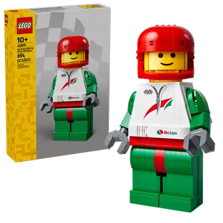 Up-Scaled Racing Driver Minifigure von LEGO – Produktfoto 2 von 6