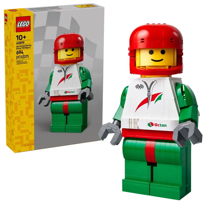 Up-Scaled Racing Driver Minifigure von LEGO – Produktfoto 2 von 6