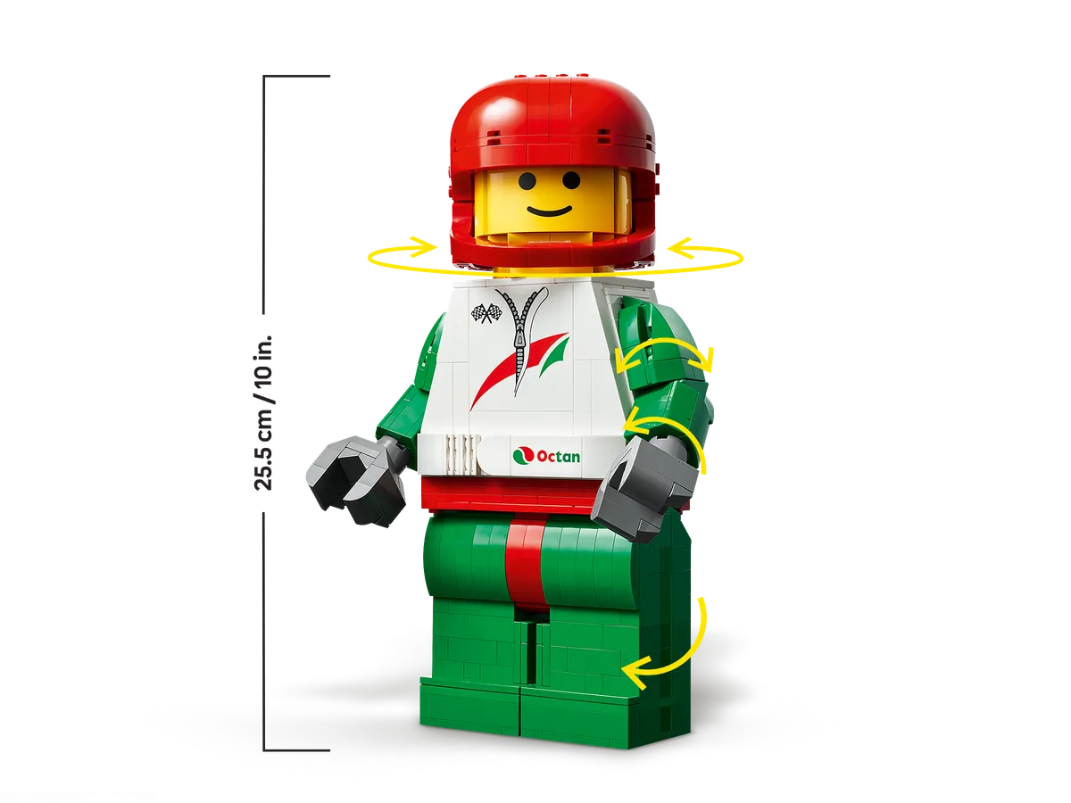 LEGO Up-Scaled Racing Driver Minifigure (40819) - Bild 3