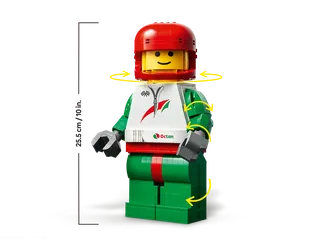 Up-Scaled Racing Driver Minifigure von LEGO – Produktfoto 3 von 6