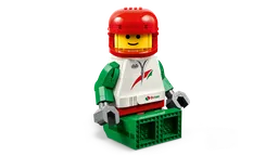 LEGO Up-Scaled Racing Driver Minifigure (40819) - afbeelding 3