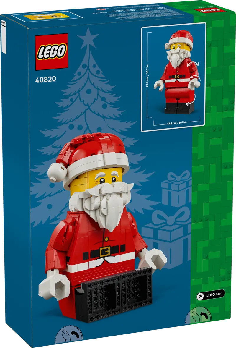 Grote minifiguur van de Kerstman van LEGO – productfoto 7 van 7
