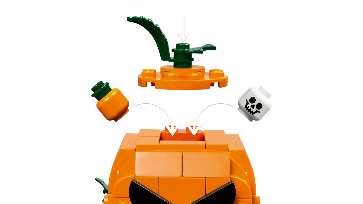 LEGO Jack-O'-Lantern Pickup Truck (40822) - Bild 2