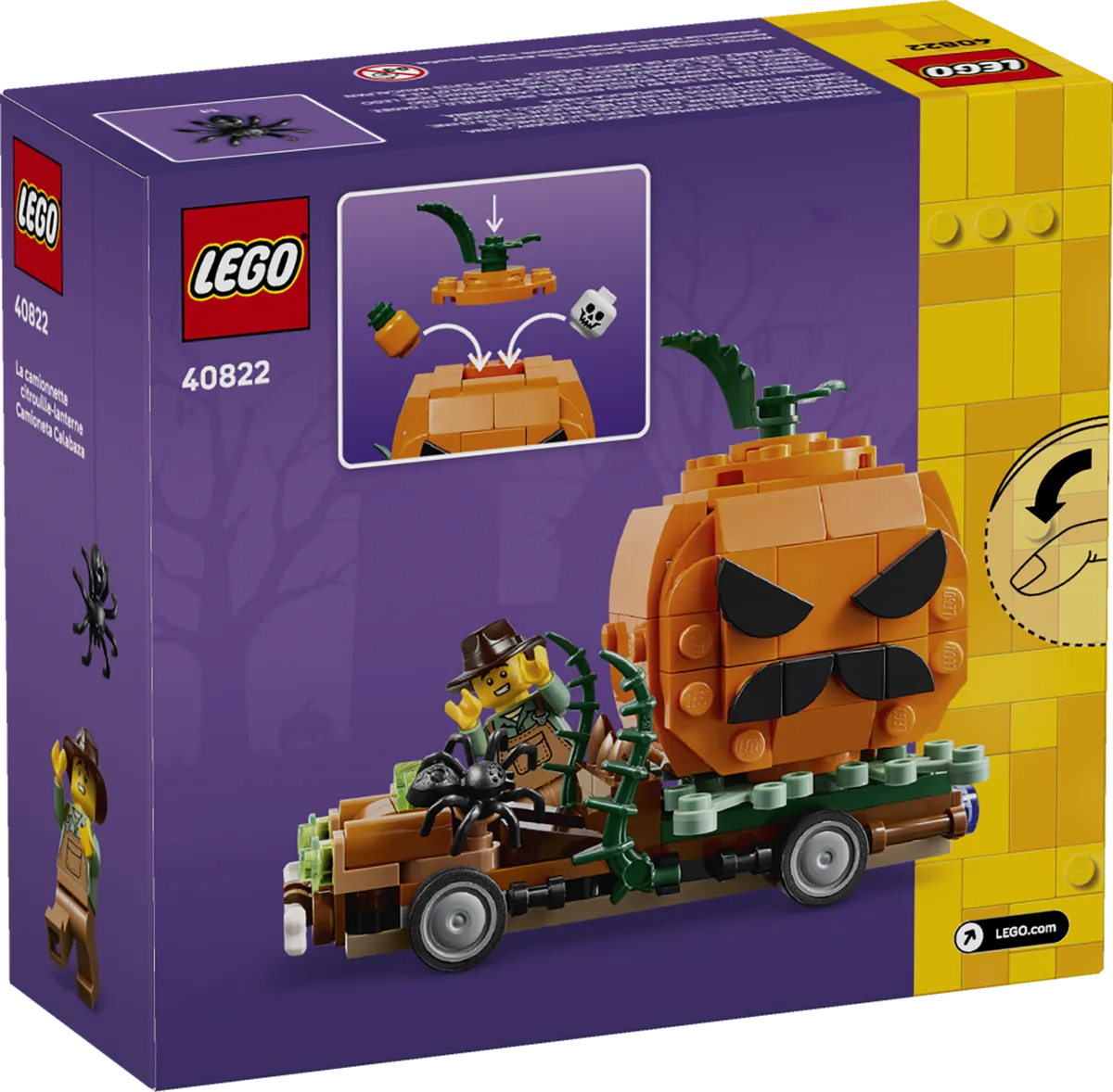 LEGO Jack-O'-Lantern Pickup Truck (40822) - Bild 8