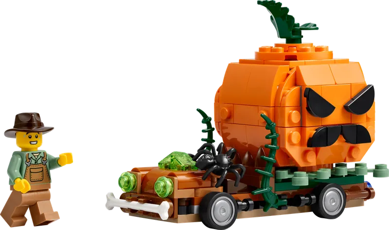 Jack-O'-Lantern Pickup Truck