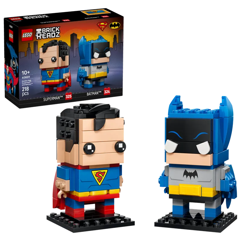 Golden Age Superman™ and Batman™ Figures by LEGO – product photo 2 of 13