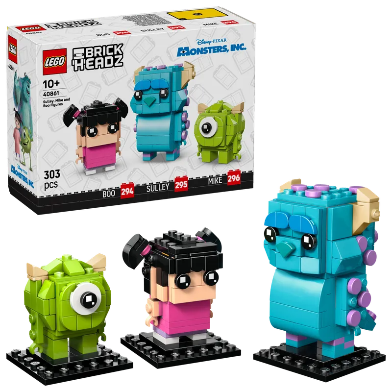 Sulley, Mike and Boo Figures by LEGO – product photo 2 of 10